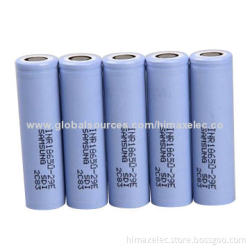 True capacity rechargeable battery 18650 Li-ion 3.7V 2900